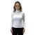 Blusa Malwee Gola Alta Canelada Feminina Branco