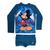 Blusa Manga Longa e Sunga Infantil Proteção Solar Uv50+ Menino Praia Piscina 8-10 Mickey