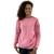 Blusa Manga Longa Tricot Trico Feminina Sueter Quentinho 485 Rosa