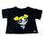 Blusa Meninas Super Poderosas Lindinha Baby Look Cropped Camiseta Sf599 Sf600 Sf671 Sf673 Sf670 Preto