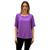 Blusa Miravest Manga Curta Feminina Roxo