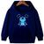 Blusa Moletom Infantil Inverno Shopping Sti-tch Bravo Angry Menino Menina - Envio Imediato Azul