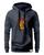 Blusa Moletom Masculino Harry Potter Gryffindor Casaco de Frio Grafite