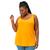 Blusa Plus Size Alça SB01518 Amarelo