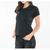 Blusa polo básica algodão moda fashion feminina Preto