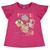 Blusa Princesas Disney Malwee Meia Malha Rosa Lilás Azul Verde Neon Ariel Aurora Cinderela Rapunzel Bela Tam 1 ao 12 Menina Rosa