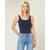 Blusa Regata Básica Cotton Light Feminina Malwee Ref. 04492 Azul marinho