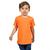 Blusa Roupa De Criança Infantil Menina Menino Básica Lisa Laranja