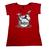 Blusa Snoopy The Beatles Blusinha Baby Look Camiseta Feminina Sfm843 Sfm844 Sfm845 Vermelho