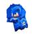 Blusa + Sunga Uv Proteção Solar Infantil Personagens Sonic