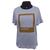Blusa t-shirt estampada com aplique metal 73223a Branco