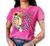 Blusa T- shirt onça pintada feminina Pink