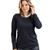 Blusa Térmica Segunda Pele Feminina Slim Inverno 603.C1 Preto