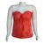 Blusa Tie Dye Sem Mangas Laranja, Vermelho