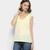 Blusa Top Moda Guipir Renda Feminina Amarelo