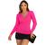 Blusa Tricot Feminina Suéter Decote V Trança Pink