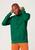 Blusão Básico Masculino Comfort Em Moletom Peluciado Verde bandeira