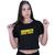 Blusinha Cropped Algodão Brooklyn Nine Nine Preto