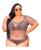 Blusinha  plus size tamanho grande g1 xgg bt2 Marrom, Onça