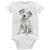 Body Bebê Cachorro Dálmata - Foca na Moda Branco