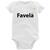 Body Bebê Favela - Foca na Moda Branco