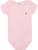 Body Bebê Manga Curta 100% Algodão Suedine Básico Liso Confortável  Rosa claro