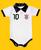 Body Bori Bebê Infantil Corinthians Camisa Polo Time de Futebol Oficial Licenciado Torcida Baby Branco, Vai corinthians