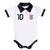 Body De Bebê Corinthians Camisa Polo Roupinha Time Futebol Branco