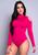 Body detalhe ombro inverno Rosa