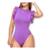 Body feminino canelado cavada babado com bojo moda gringa Rose