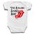 Body Roupa Bebê Rolling Stones Banda Música Rock Divertido Branco
