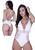 Body sem Bojo Feminino Decote Profundo com Detalhe em Renda - BODY POCAH Branco