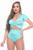 Body Verde Brilhoso Franzido Estampa frontal Moda Feminina Verde