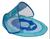 Boia Bebê Piscina Infantil Inflável Cobertura  Fator  Uv 50+ Azul