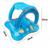 Boia Infantil Inflável Bebê Bote  Cobertura Proteção Piscina Azul