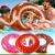 Bóia Inflável Circular Donuts Melancia Redonda 90cm Gigante Adulto - Snel Rosquinha marrom