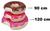 Boia Inflavel Donut Gigante 120 Cm Rosquinha Rosa Marrom  Rosa