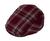 Boina Italiana Masculina Xadrez Tartan Lef's Vinho