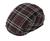 Boina Italiana Masculina Xadrez Tartan Lef's Marrom escuro