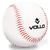 Bola de Baseball Profissional com Miolo de Cortiça e Borracha Resistente Vollo Branco