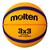 Bola de Basquete Molten 3x3 Basketball Rubber Cover T6 Amarelo