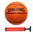 Bola de Basquete Spalding Streetball + Bomba de Ar Laranja