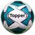 Bola de Futebol de Campo Topper Slick 22 TechFusion Branco, Verde e Preto