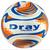Bola de Futebol Salão Indoor Profissional Dray Original Fusionada 2371 Azul, Laranja