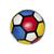 Bola de Futebol Social 5 - Wellmix Colorido