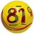 Bola De Futebol Society Dalponte 81 Prime Microfibra Costurada à Mão Amarelo