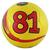 Bola De Futebol Society Dalponte 81 Star Microfibra Costurada À Mão Amarelo