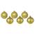 Bola de Natal 8cm 6 Peças Versalhes Niazitex - caixa com 16 Unidade - Ouro Bege