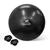 Bola de Pilates 65 cm Muvin  Com Bomba  Antiestouro  Suporta até 300kg  Ginástica  Yoga Fitness + Luva EVA Preto