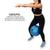 Bola de Pilates Ginástica Toning Ball Yoga Overball 25 Cm Treino Academia Exercício Fisioterapia Azul